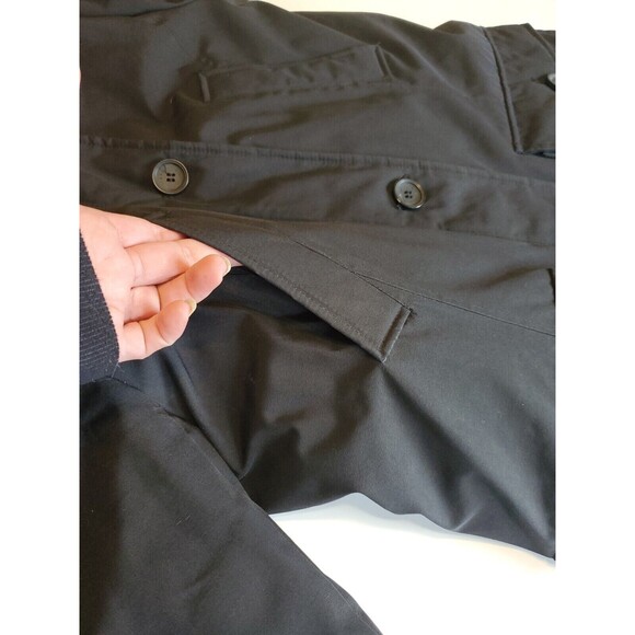 Tommy Hilfiger Smal Winter Coat Hooded Pockets Insulated Zip & Button Close - Picture 6 of 12